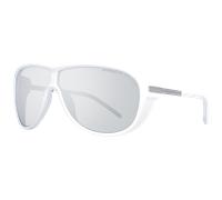 Porsche Design Sunglasses Men's White Shield P8598 C 69 P8598 D 69