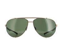 Porsche Design Sunglasses P8920 D Light Gold Black Green