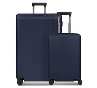 Porsche Design Voyager 4 wheels Suitcase set 2-piece with expansion pleat blue