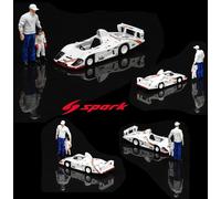 Porsche Little Big Mans Set With Figurine 1:43 Model SPARK MODEL