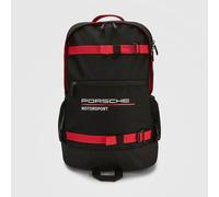 Porsche Motorsport backpack, black, adjustable straps, official merchandise