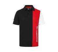 Porsche Motorsport Mens Stripe Polo - Black - Size: 3XL