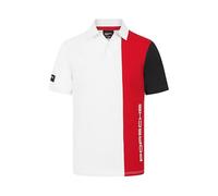 Porsche Motorsport Mens Stripe Polo - White - Size: S