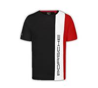 Porsche Motorsport Mens Stripe Tshirt - Black - Size: XXL