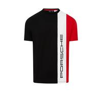 Porsche Motorsport Mens Stripe Tshirt - Black - Size: L