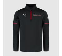 PUMA Porsche Motorsport Men's 1/4 Zip Jumper - Black - Size: L