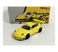 Porsche RWB 997 Notting Hill Yellow 1:64 Scale Pop Race PR640014