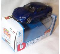 Porsche Taycan 2018 Blue - Burago 'Street Fire' Model Scale 1:43 new in Box