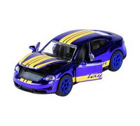 Porsche Taycan Turbo S Chrome Blue Majorette Deluxe Cars 209P 1:64 Scale Toy Car