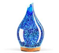 Porseme Essential Oil Diffuser Glass,280ml Scented Oil Diffuser 3D Quiet