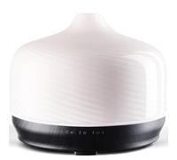 Porseme Large Oil Diffusers 500ml,Ultrasonic Essential Oil Diffuser,7 Colors Changing Humidifier,Whisper Quiet Cool Mist Aromatherapy Diffuser,Waterless Auto-off Air Freshener for Home（Pure White）