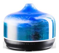 Porseme Large Oil Diffusers 500ml,Ultrasonic Essential Oil Diffuser,7 Colors Changing Humidifier,Whisper Quiet Cool Mist Aromatherapy Diffuser,Waterless Auto-off Air Freshener for Home（Dreamy Blue）