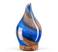 Porseme Oil Diffusers 150ml,Handmade Ultrasonic Essential Oil Diffuser,7 Colors Changing Humidifier,Electric Diffuser with Timer,Quiet Mist Aromatherapy Diffuser,Air Fresheners for Home(Galaxy)