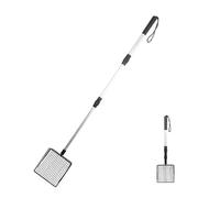 Porssaut Adjustable Metal Sand Scoop with Extendable Handle - for Reptile, Quail, Hamster, and Pet Sand Cleaning - 3 Sizes (41cm, 68cm, 90cm)