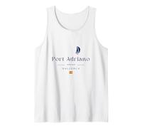 Port Adriano Mallorca Yacht Club Marina Spain Flag Sailing Tank Top