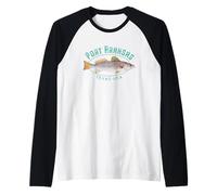 Port Aransas Texas Raglan Baseball Tee