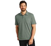 Port Authority C-Free Cotton Blend Pique Pocket Polo K868, Dark Green Heather, Medium