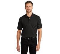 Port Authority® Heavyweight Cotton Pique Polo. K420 Black XL