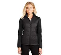 Port Authority Ladies Hybrid Soft Shell Jacket. L787 Deep Black S