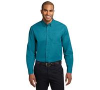 Port Authority® Long Sleeve Easy Care Shirt. S608 Teal Green 2XL
