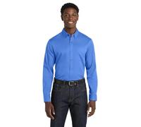 Port Authority Long Sleeve SuperPro React Twill Shirt for Men Adult, W808-Ultramarine Blue-Large