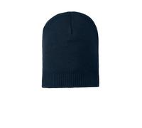 Port Authority Men's 100% Cotton Beanie OSFA Navy (US)