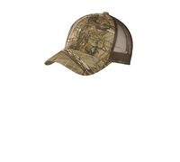 Port Authority Structured Camouflage Mesh Back Cap. C930 Realtree Xtra/Brown OSFA
