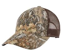 Port Authority Structured Camouflage Mesh Back Cap, Realtree Edge, One size
