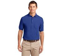 Port Authority® Tall Silk Touch™ Polo with Pocket. TLK500P Royal LT