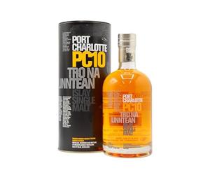 Port Charlotte - 10 year old PC10 1st Edition Islay Single Malt Scotch 2002 Whisky 70cl 59.8% ABV