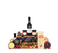 Port & Cheese Pairing - Luxury Christmas Hamper with Port & Cheese | Taylor's Port - Cheddar - Smoked Cheese - Chutneys - Christmas Day - Boxing Day - Family Sharing - Corporate & Staff Gifts