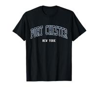 Port Chester New York Vintage Atheltic College Style T-Shirt