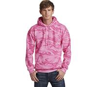 Port & Company Core Fleece Camo Pullover Hooded Sweatshirt. PC78HC Pink Camo M