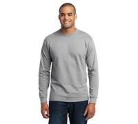 Port & Company® Tall Long Sleeve Core Blend Tee. PC55LST Ash LT