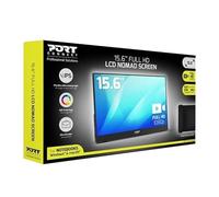 Port Connect 15.6 Inch Full HD USB-C LCD Screen Black