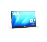 Port Connect 15.6 Inch Full HD USB-C LCD Screen Black