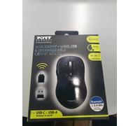 Port Connect Professional Bluetooth+Wireless & Rechargeable Expert Mouse