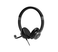 Port Designs 912001 headphones/headset Wired Head-band Office/Call center USB Type-C / USB Type-A Black