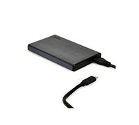Port CONNECT USB Type C SATA 2.5" Hard Drive, External Enclosure Only - Plug and Play