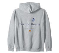 Port de Roses Costa Brava Yacht Club Marina Spain Sailing Zip Hoodie