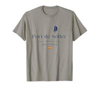 Port de Sóller Mallorca Yacht Club Marina Spain Flag Sailing T-Shirt