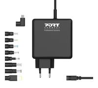 Port Connect Universal 8 Tips USB C Power Supply for PC up to 90W UK Plug