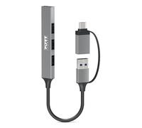 Port Designs 900160 interface hub USB Type-C 5000 Mbit/s Silver