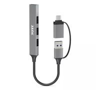 Port Designs 900160 interface hub USB Type-C 5000 Mbit/s Silver