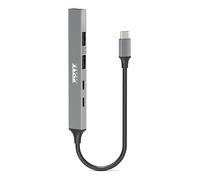 Port Designs 900163 interface hub USB Type-C 5000 Mbit/s Silver
