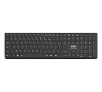 Port Designs Keyboard 900903-R-UK Rechargeable Bluetooth QWERTY UK English Black