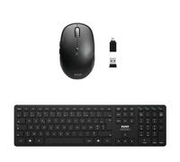 Port Designs 900907-UK keyboard Mouse included Home Bluetooth UK English Black