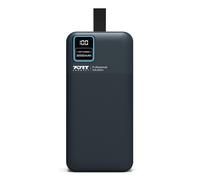 Port Designs External Battery 30,000 mAh USB-C 2X USB-A QC LCD Screen Integrated Lamp