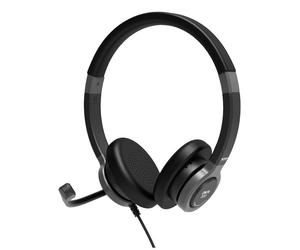 Port Designs 912001 headphones/headset Wired Head-band Office/Call center USB Type-C / USB Type-A Black