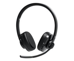 Port Designs 912002 headphones/headset Wireless Head-band Office/Call center Bluetooth Black